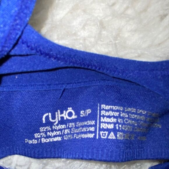 Ryka Blue Sports Bra Size Small - Picture 2 of 2